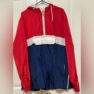 Spire By Galaxy Men's Hooded Lightweight Windbreaker Jacket 2X